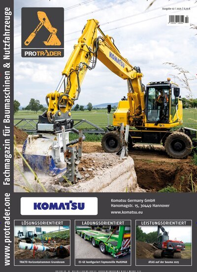 Titelbild der Ausgabe 2/2025 von PROTRADER. Diese Zeitschrift und viele weitere Architekturzeitschriften und Bauzeitschriften als Abo oder epaper bei United Kiosk online kaufen.