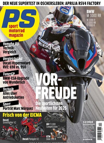 Titelbild der Ausgabe 12/2024 von PS. Diese Zeitschrift und viele weitere Automagazine und Motorradzeitschriften als Abo oder epaper bei United Kiosk online kaufen.