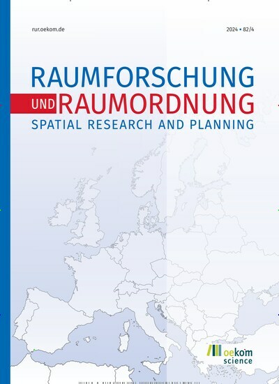 Titelbild der Ausgabe 4/2024 von Raumforschung und Raumordnung. Diese Zeitschrift und viele weitere Wissenschaftsmagazine als Abo oder epaper bei United Kiosk online kaufen.