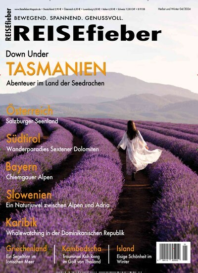 Titelbild der Ausgabe 4/2024 von Reisefieber. Diese Zeitschrift und viele weitere Reisemagazine, Freizeitmagazine und Wissensmagazine als Abo oder epaper bei United Kiosk online kaufen.