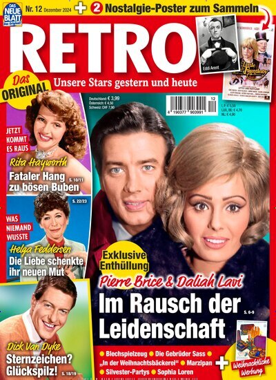 Titelbild der Ausgabe 12/2024 von Retro. Diese Zeitschrift und viele weitere Frauenzeitschriften als Abo oder epaper bei United Kiosk online kaufen.