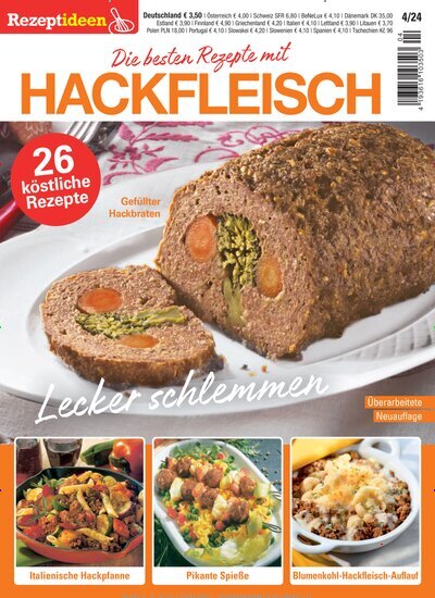 Titelbild der Ausgabe 4/2024 von Rezeptideen. Diese Zeitschrift und viele weitere Kochzeitschriften und Backzeitschriften als Abo oder epaper bei United Kiosk online kaufen.