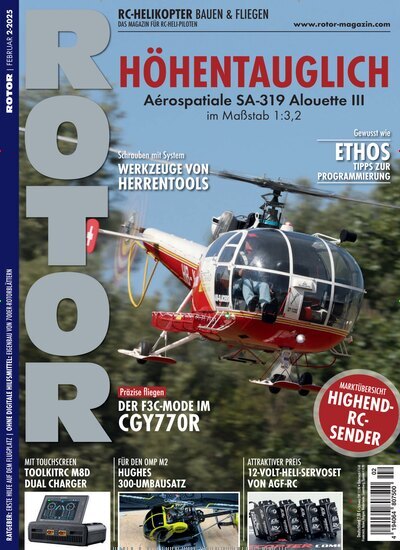 Titelbild der Ausgabe 2/2025 von Rotor. Diese Zeitschrift und viele weitere Reisemagazine, Freizeitmagazine und Wissensmagazine als Abo oder epaper bei United Kiosk online kaufen.