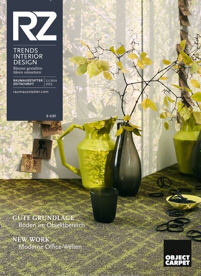 Titelbild der Ausgabe 12/2024 von RZ - Trends Interior Design. Diese Zeitschrift und viele weitere Architekturzeitschriften und Bauzeitschriften als Abo oder epaper bei United Kiosk online kaufen.