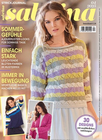 Titelbild der Ausgabe 4/2025 von Sabrina. Diese Zeitschrift und viele weitere Modemagazine und DIY-Magazine als Abo oder epaper bei United Kiosk online kaufen.