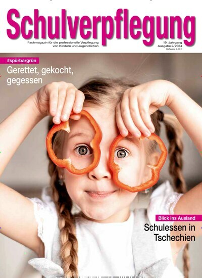 Titelbild der Ausgabe 2/2024 von Schulverpflegung. Diese Zeitschrift und viele weitere Gastronomiezeitschriften, Fashionmagazine, Beautymagazine als Abo oder epaper bei United Kiosk online kaufen.