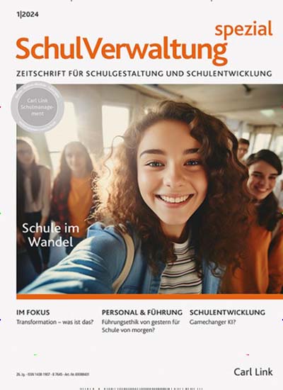 Titelbild der Ausgabe 4/2024 von SchulVerwaltung spezial. Diese Zeitschrift und viele weitere Zeitschriften für Pädagogik als Abo oder epaper bei United Kiosk online kaufen.