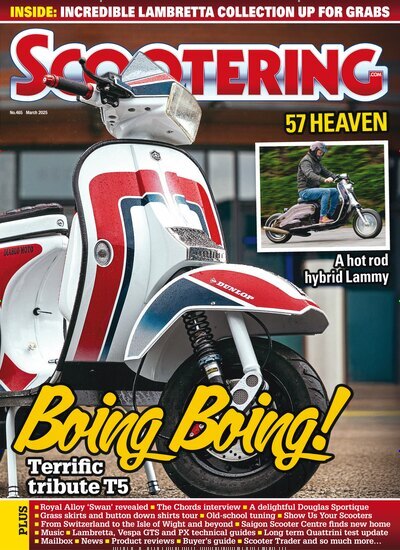 Titelbild der Ausgabe 3/2025 von Scootering. Diese Zeitschrift und viele weitere Automagazine und Motorradzeitschriften als Abo oder epaper bei United Kiosk online kaufen.