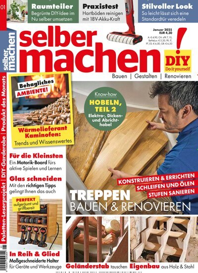 Titelbild der Ausgabe 1/2025 von selbermachen. Diese Zeitschrift und viele weitere Gartenzeitschriften und Wohnzeitschriften als Abo oder epaper bei United Kiosk online kaufen.