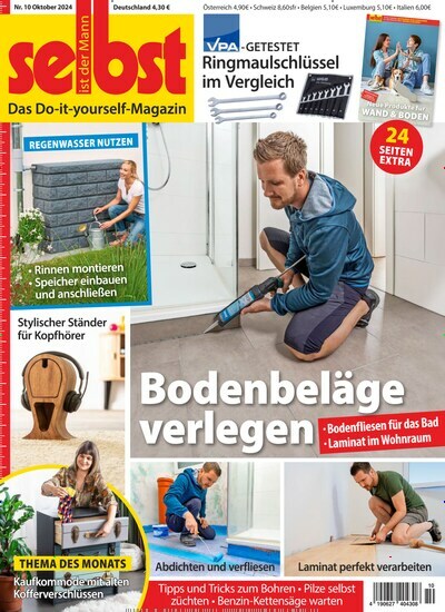 Titelbild der Ausgabe 10/2024 von Selbst ist der Mann. Diese Zeitschrift und viele weitere Gartenzeitschriften und Wohnzeitschriften als Abo oder epaper bei United Kiosk online kaufen.