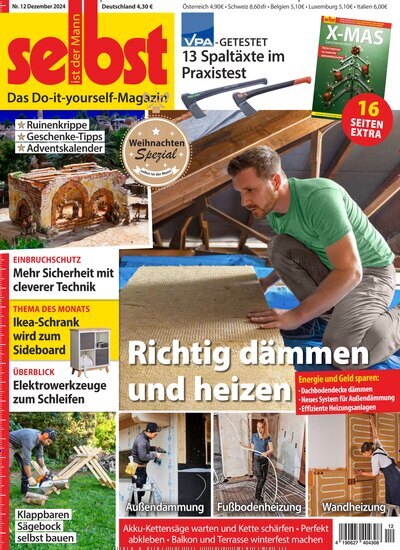 Titelbild der Ausgabe 12/2024 von Selbst ist der Mann. Diese Zeitschrift und viele weitere Gartenzeitschriften und Wohnzeitschriften als Abo oder epaper bei United Kiosk online kaufen.