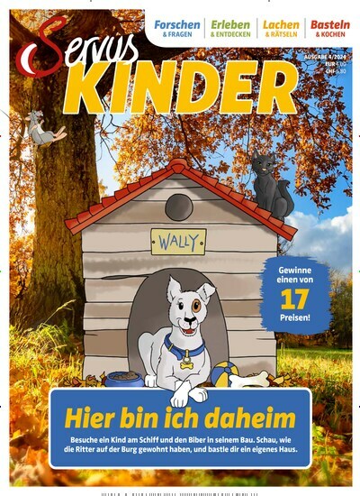 Titelbild der Ausgabe 4/2024 von Servus Kinder. Diese Zeitschrift und viele weitere Jugendzeitschriften und Kinderzeitschriften als Abo oder epaper bei United Kiosk online kaufen.