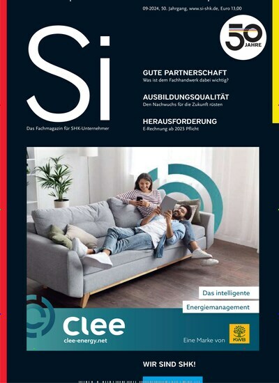 Titelbild der Ausgabe 9/2024 von Si - Das Fachmagazin für SHK Unternehmer. Diese Zeitschrift und viele weitere Architekturzeitschriften und Bauzeitschriften als Abo oder epaper bei United Kiosk online kaufen.