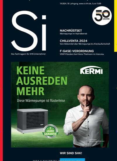 Titelbild der Ausgabe 10/2024 von Si - Das Fachmagazin für SHK Unternehmer. Diese Zeitschrift und viele weitere Architekturzeitschriften und Bauzeitschriften als Abo oder epaper bei United Kiosk online kaufen.