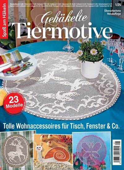 Titelbild der Ausgabe 1/2025 von Spaß am Häkeln. Diese Zeitschrift und viele weitere Modemagazine und DIY-Magazine als Abo oder epaper bei United Kiosk online kaufen.