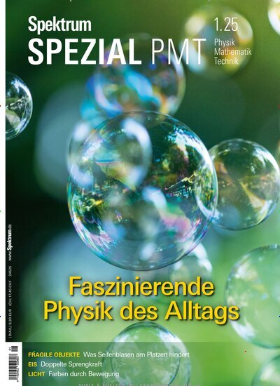 Titelbild der Ausgabe 1/2025 von Spektrum der Wissenschaft Spezial Physik, Mathematik, Technik. Diese Zeitschrift und viele weitere Reisemagazine, Freizeitmagazine und Wissensmagazine als Abo oder epaper bei United Kiosk online kaufen.