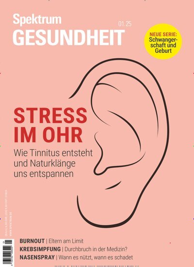 Titelbild der Ausgabe 1/2025 von Spektrum Gesundheit. Diese Zeitschrift und viele weitere Reisemagazine, Freizeitmagazine und Wissensmagazine als Abo oder epaper bei United Kiosk online kaufen.