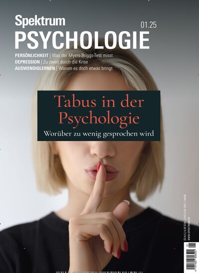 Titelbild der Ausgabe 1/2025 von Spektrum Psychologie. Diese Zeitschrift und viele weitere Reisemagazine, Freizeitmagazine und Wissensmagazine als Abo oder epaper bei United Kiosk online kaufen.