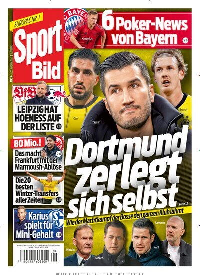 Titelbild der Ausgabe 4/2025 von Sport Bild. Diese Zeitschrift und viele weitere Sportmagazine als Abo oder epaper bei United Kiosk online kaufen.