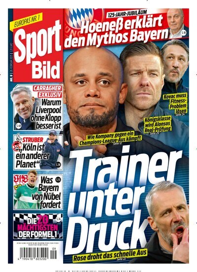 Titelbild der Ausgabe 9/2025 von Sport Bild. Diese Zeitschrift und viele weitere Sportmagazine als Abo oder epaper bei United Kiosk online kaufen.