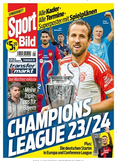 Sport Bild Sonderheft Champions League Als Einzelheft