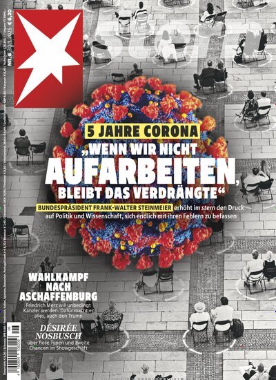 Titelbild der Ausgabe 6/2025 von stern. Diese Zeitschrift und viele weitere Wirtschaftsmagazine und Politikmagazine als Abo oder epaper bei United Kiosk online kaufen.