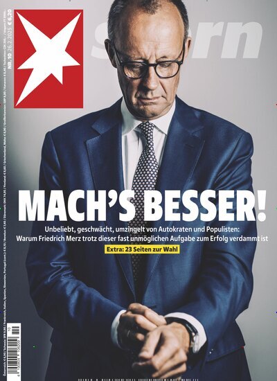 Titelbild der Ausgabe 10/2025 von stern. Diese Zeitschrift und viele weitere Wirtschaftsmagazine und Politikmagazine als Abo oder epaper bei United Kiosk online kaufen.