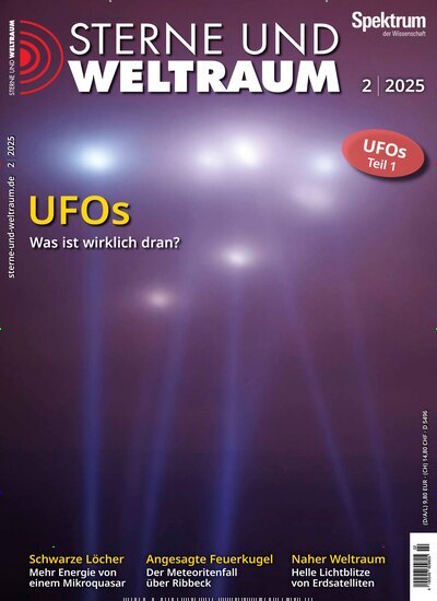 Titelbild der Ausgabe 2/2025 von Sterne und Weltraum. Diese Zeitschrift und viele weitere Reisemagazine, Freizeitmagazine und Wissensmagazine als Abo oder epaper bei United Kiosk online kaufen.