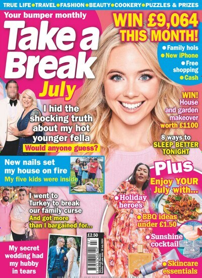 Titelbild der Ausgabe 7/2024 von Take a Break Monthly. Diese Zeitschrift und viele weitere Frauenzeitschriften als Abo oder epaper bei United Kiosk online kaufen.