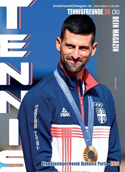 Titelbild der Ausgabe 3/2024 von Tennisfreunde24 Magazin. Diese Zeitschrift und viele weitere Sportmagazine als Abo oder epaper bei United Kiosk online kaufen.