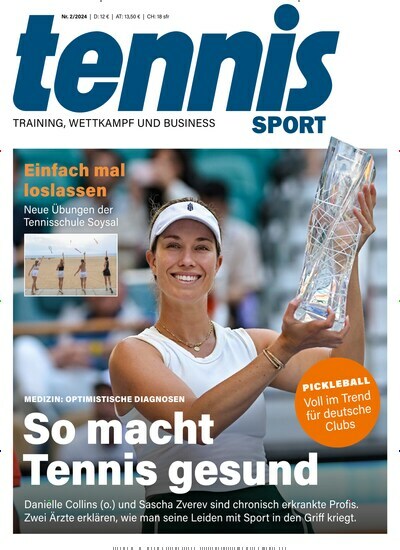 Titelbild der Ausgabe 20/2024 von tennisSPORT. Diese Zeitschrift und viele weitere Sportmagazine als Abo oder epaper bei United Kiosk online kaufen.