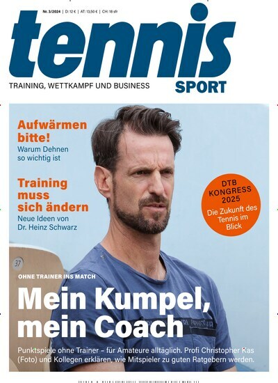 Titelbild der Ausgabe 30/2024 von tennisSPORT. Diese Zeitschrift und viele weitere Sportmagazine als Abo oder epaper bei United Kiosk online kaufen.