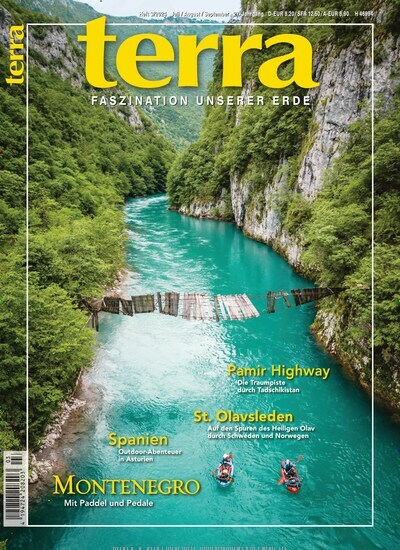 Titelbild der Ausgabe 3/2024 von terra. Diese Zeitschrift und viele weitere Reisemagazine, Freizeitmagazine und Wissensmagazine als Abo oder epaper bei United Kiosk online kaufen.