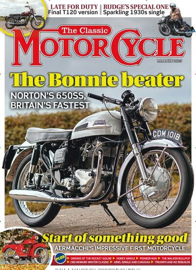 Titelbild der Ausgabe 3/2025 von The classic Motorcycle. Diese Zeitschrift und viele weitere Automagazine und Motorradzeitschriften als Abo oder epaper bei United Kiosk online kaufen.