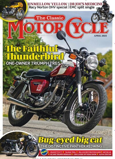 Titelbild der Ausgabe 4/2025 von The classic Motorcycle. Diese Zeitschrift und viele weitere Automagazine und Motorradzeitschriften als Abo oder epaper bei United Kiosk online kaufen.