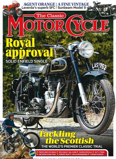 Titelbild der Ausgabe 8/2024 von The classic Motorcycle. Diese Zeitschrift und viele weitere Automagazine und Motorradzeitschriften als Abo oder epaper bei United Kiosk online kaufen.