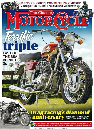 Titelbild der Ausgabe 10/2024 von The classic Motorcycle. Diese Zeitschrift und viele weitere Automagazine und Motorradzeitschriften als Abo oder epaper bei United Kiosk online kaufen.