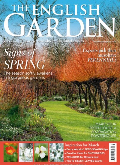 Titelbild der Ausgabe 1/2025 von The English Garden. Diese Zeitschrift und viele weitere Gartenzeitschriften und Wohnzeitschriften als Abo oder epaper bei United Kiosk online kaufen.