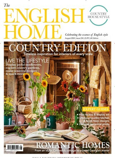 Titelbild der Ausgabe 8/2024 von The English Home. Diese Zeitschrift und viele weitere Gartenzeitschriften und Wohnzeitschriften als Abo oder epaper bei United Kiosk online kaufen.