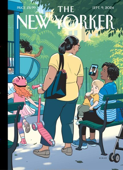 Titelbild der Ausgabe 32/2024 von The New Yorker. Diese Zeitschrift und viele weitere Lifestylemagazine und Peoplemagazine als Abo oder epaper bei United Kiosk online kaufen.