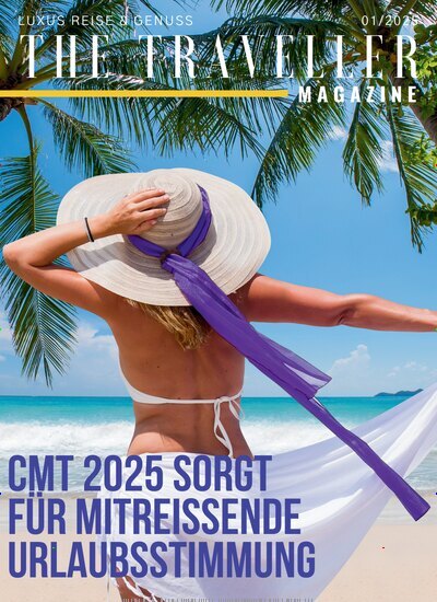 Titelbild der Ausgabe 1/2025 von The Traveller. Diese Zeitschrift und viele weitere Reisemagazine, Freizeitmagazine und Wissensmagazine als Abo oder epaper bei United Kiosk online kaufen.