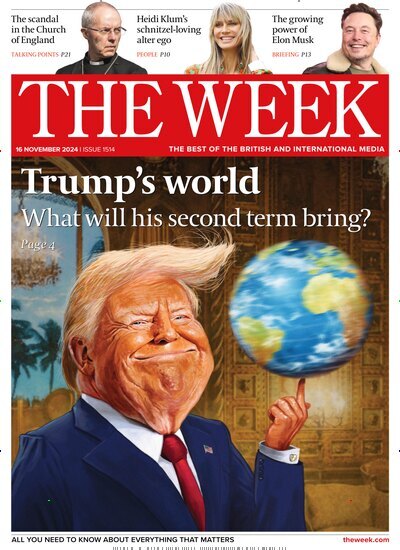 Titelbild der Ausgabe 46/2024 von The Week. Diese Zeitschrift und viele weitere Wirtschaftsmagazine und Politikmagazine als Abo oder epaper bei United Kiosk online kaufen.