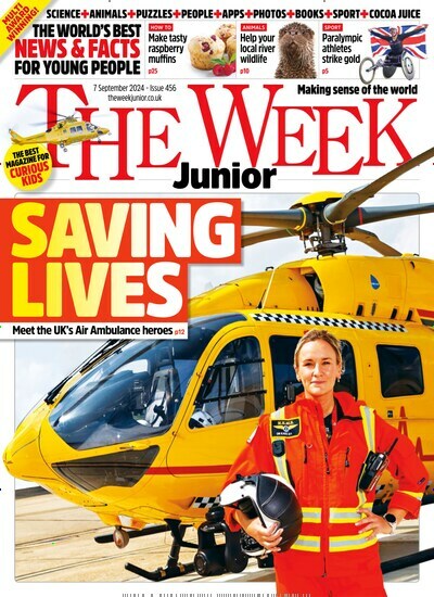 Titelbild der Ausgabe 36/2024 von The Week Junior UK. Diese Zeitschrift und viele weitere Jugendzeitschriften und Kinderzeitschriften als Abo oder epaper bei United Kiosk online kaufen.