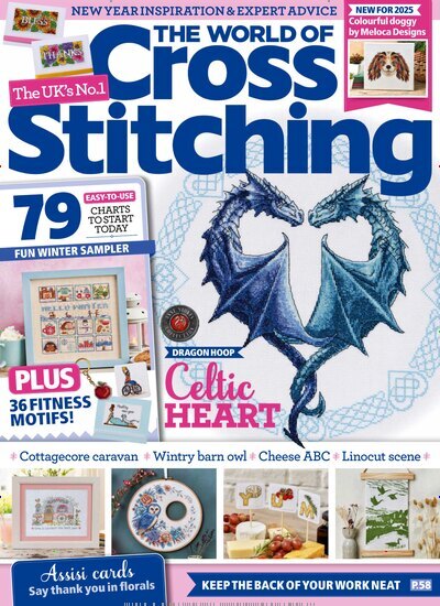 Titelbild der Ausgabe 14/2024 von The World of Cross Stitching. Diese Zeitschrift und viele weitere Modemagazine und DIY-Magazine als Abo oder epaper bei United Kiosk online kaufen.