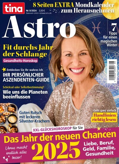 Titelbild der Ausgabe 8/2024 von tina Extra. Diese Zeitschrift und viele weitere Frauenzeitschriften als Abo oder epaper bei United Kiosk online kaufen.