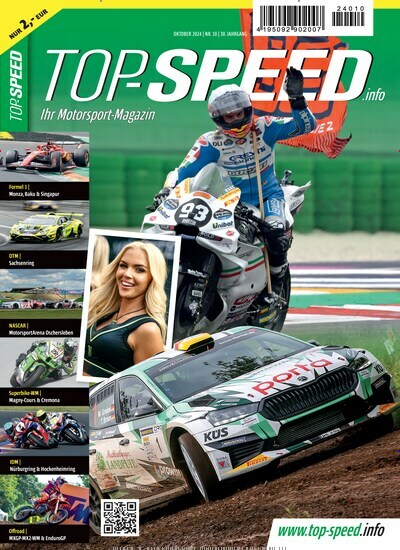 Titelbild der Ausgabe 10/2024 von Top Speed. Diese Zeitschrift und viele weitere Automagazine und Motorradzeitschriften als Abo oder epaper bei United Kiosk online kaufen.