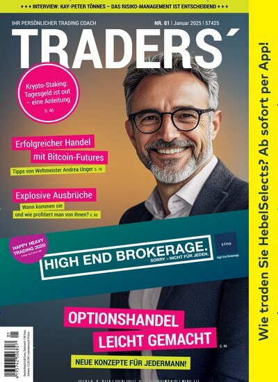 Titelbild der Ausgabe 1/2025 von Traders. Diese Zeitschrift und viele weitere Wirtschaftsmagazine und Politikmagazine als Abo oder epaper bei United Kiosk online kaufen.