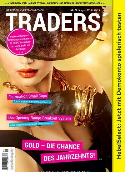 Titelbild der Ausgabe 8/2024 von Traders. Diese Zeitschrift und viele weitere Wirtschaftsmagazine und Politikmagazine als Abo oder epaper bei United Kiosk online kaufen.