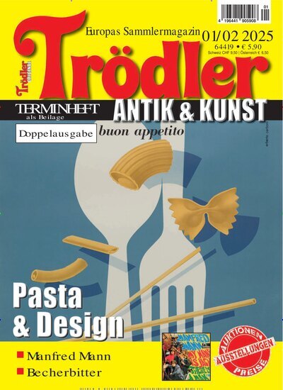 Titelbild der Ausgabe 1/2025 von Trödler. Diese Zeitschrift und viele weitere Reisemagazine, Freizeitmagazine und Wissensmagazine als Abo oder epaper bei United Kiosk online kaufen.