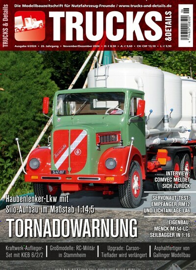 Titelbild der Ausgabe 6/2024 von Trucks & Details. Diese Zeitschrift und viele weitere Reisemagazine, Freizeitmagazine und Wissensmagazine als Abo oder epaper bei United Kiosk online kaufen.